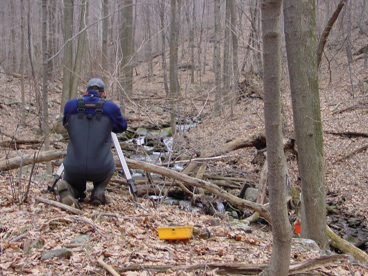 Field photo showing stream conditions at site PRLN-109-R-2003-2