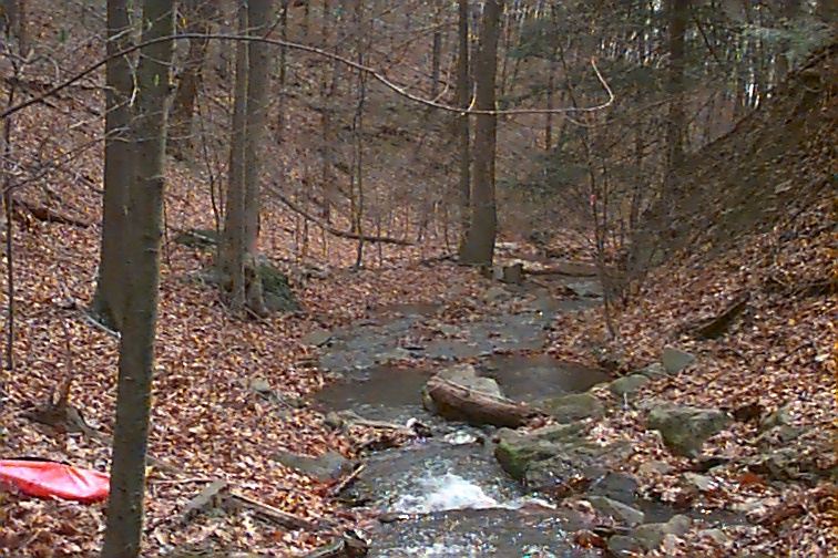 Field photo showing stream conditions at site PRLN-626-S-2000-02