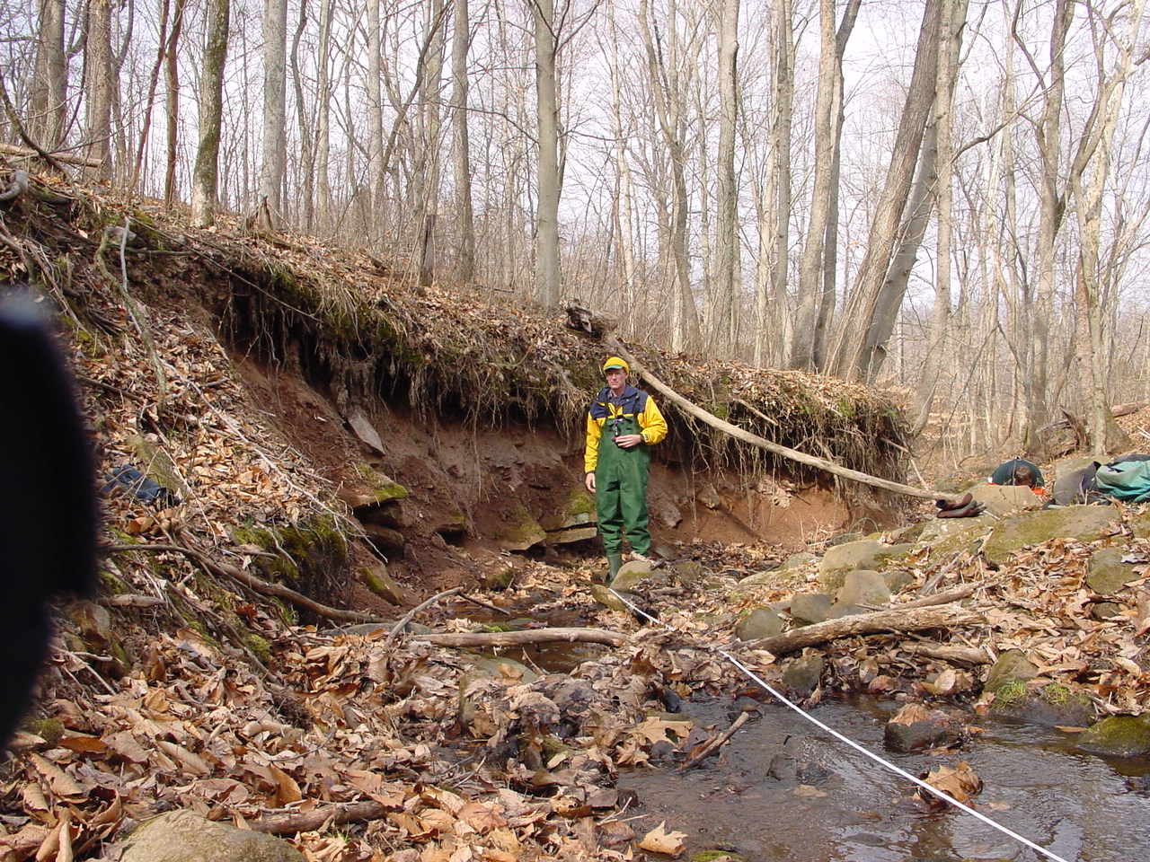 Field photo showing stream conditions at site PRMO-120-R-2002-2