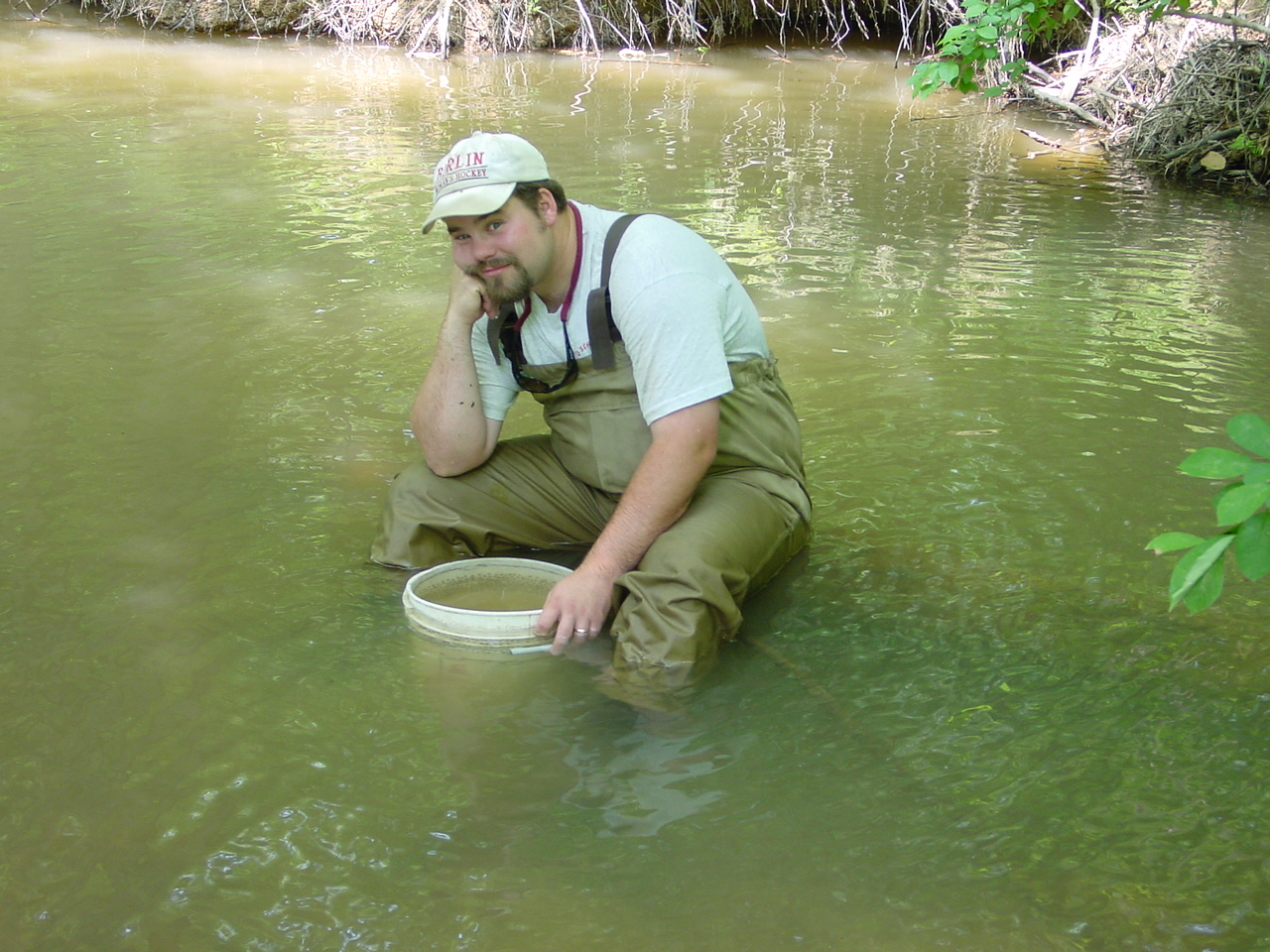 Field photo showing stream conditions at site PRMO-304-R-2002-5