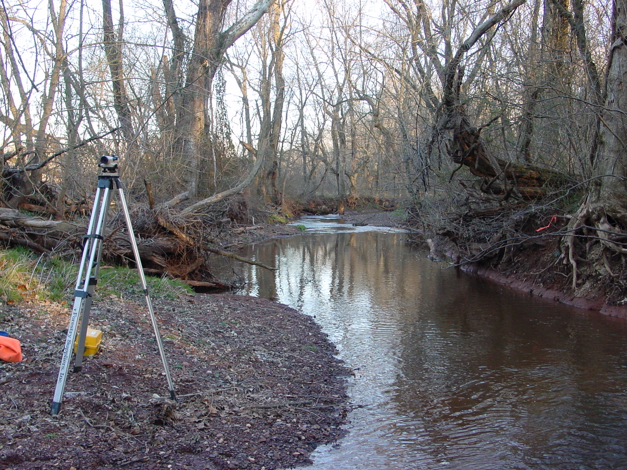 Field photo showing stream conditions at site PRMO-313-R-2002-2