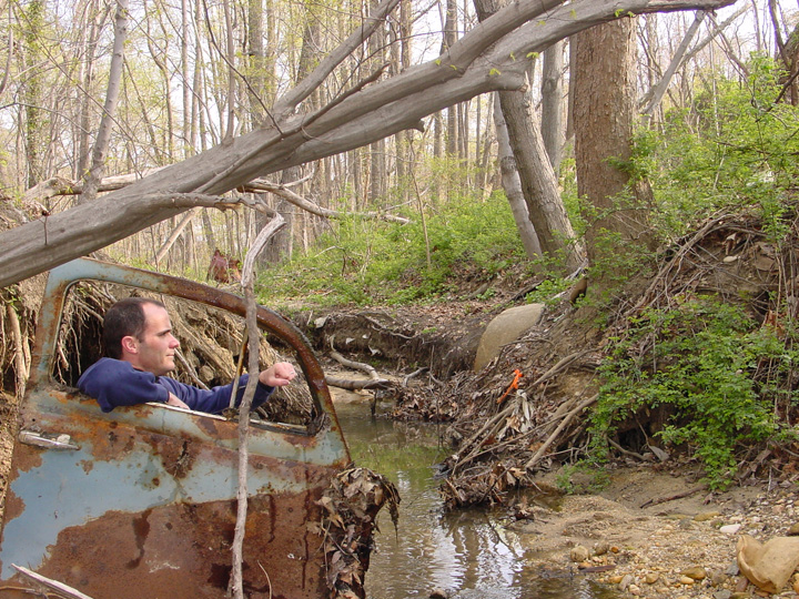 Field photo showing stream conditions at site PRUT-112-B-2007-1