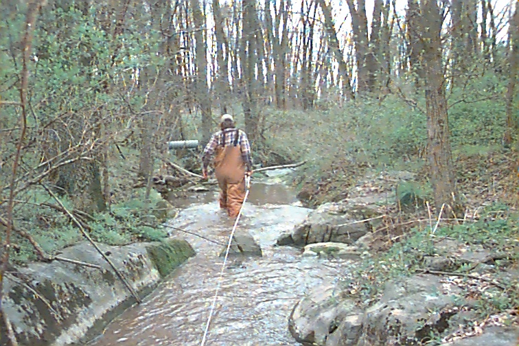 Field photo showing stream conditions at site PRWA-106-R-2000-01