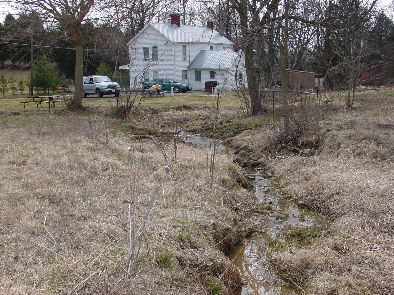 Field photo showing stream conditions at site PRWA-217-R-2002-1