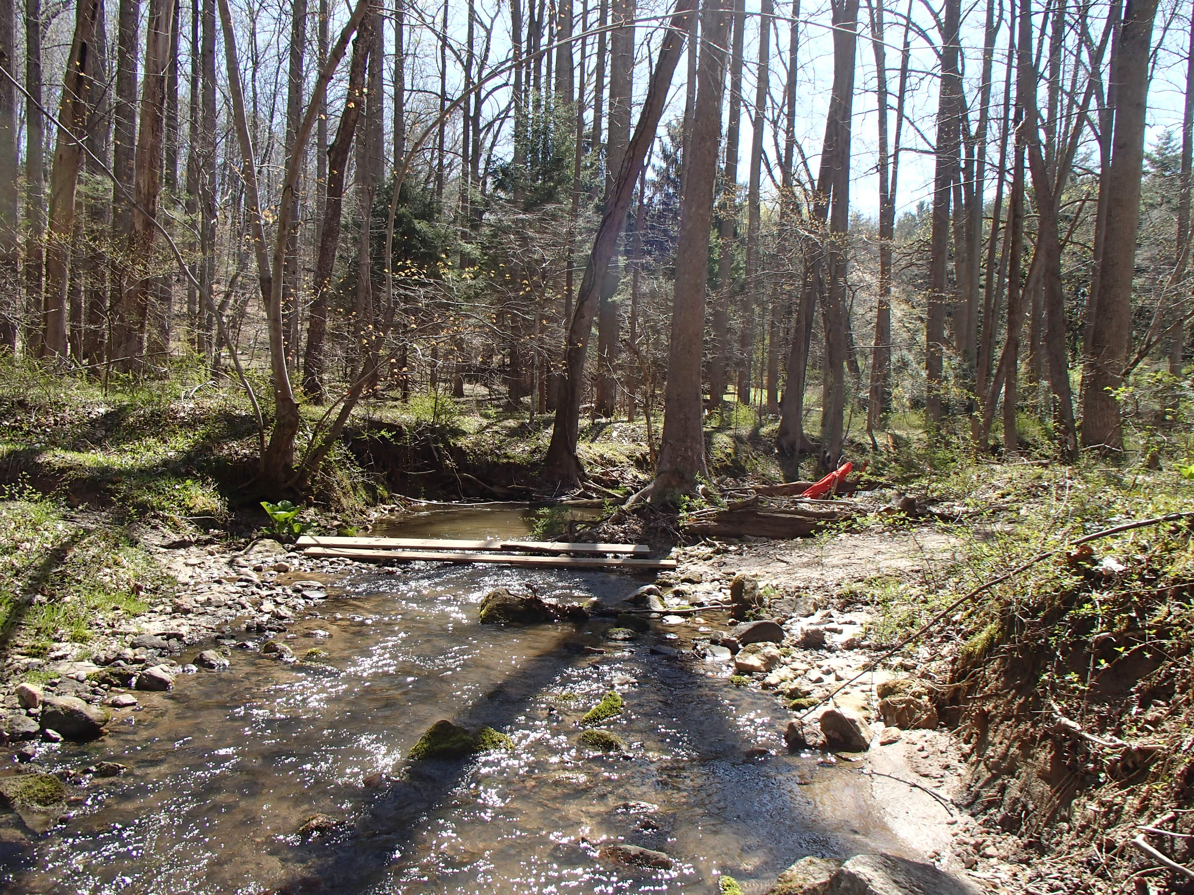 Field photo showing stream conditions at site RKGR-119-S-2014-2