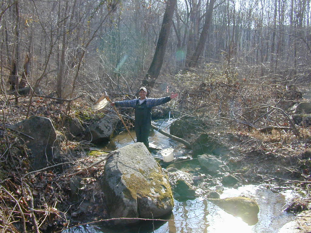Field photo showing stream conditions at site SBPA-105-R-2000-01