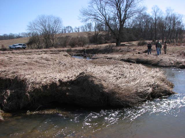Field photo showing stream conditions at site SBPA-201-X-2013-1