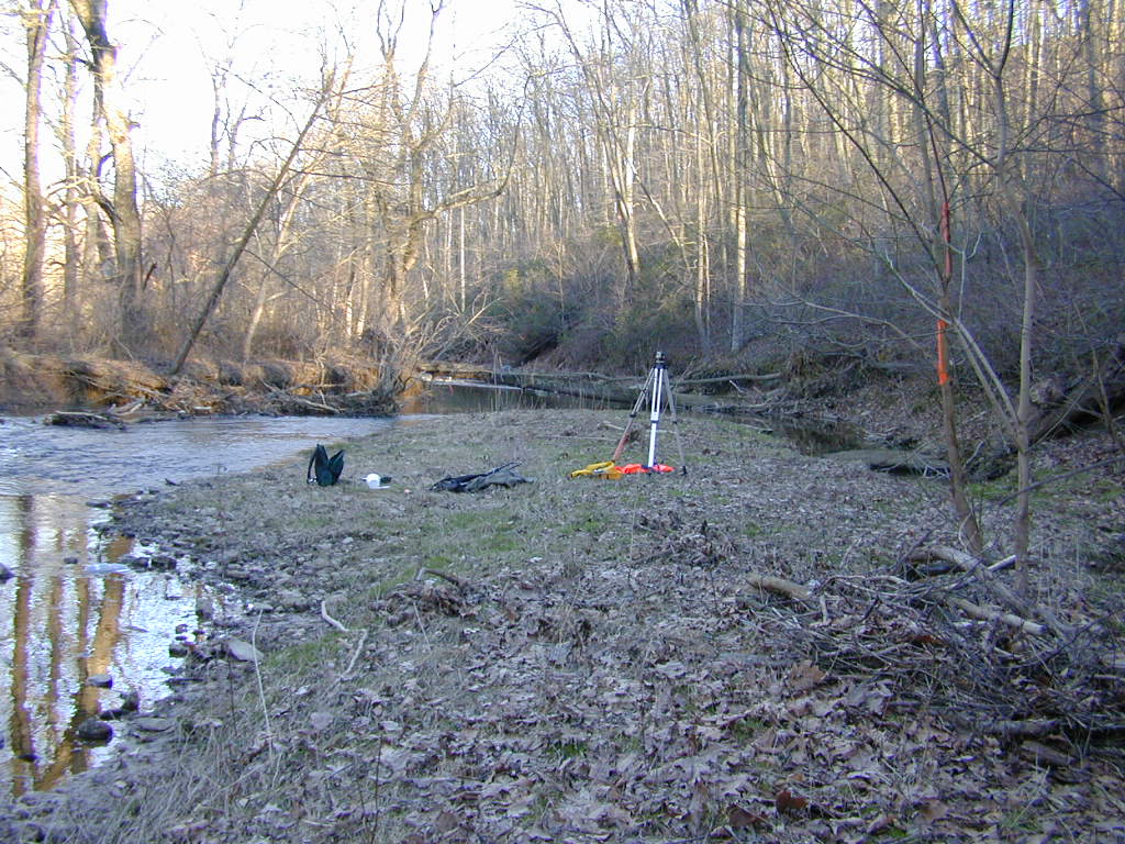 Field photo showing stream conditions at site SBPA-329-R-2000-01