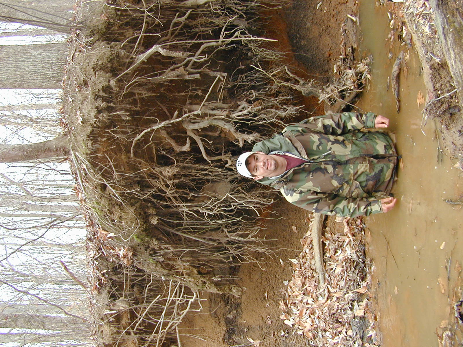 Field photo showing stream conditions at site SOUT-109-R-2002-3