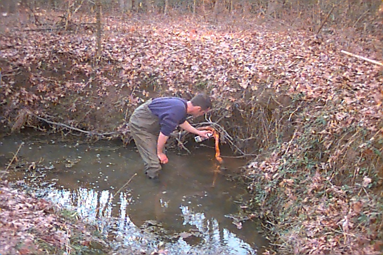 Field photo showing stream conditions at site STMA-112-R-2000-03