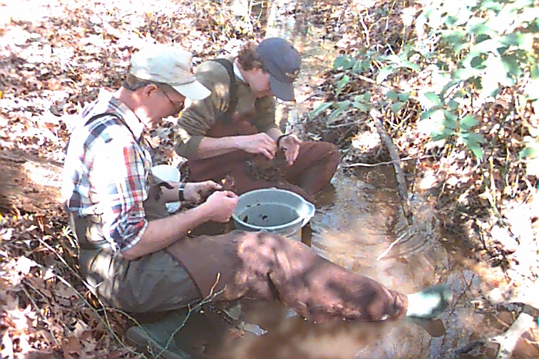 Field photo showing stream conditions at site STMA-116-R-2000-01