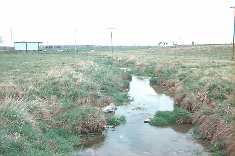 Field photo showing stream conditions at site UMON-106-R-2000-02