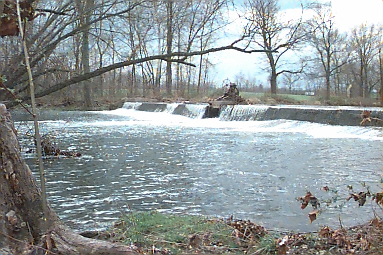 Field photo showing stream conditions at site UMON-413-R-2000-01