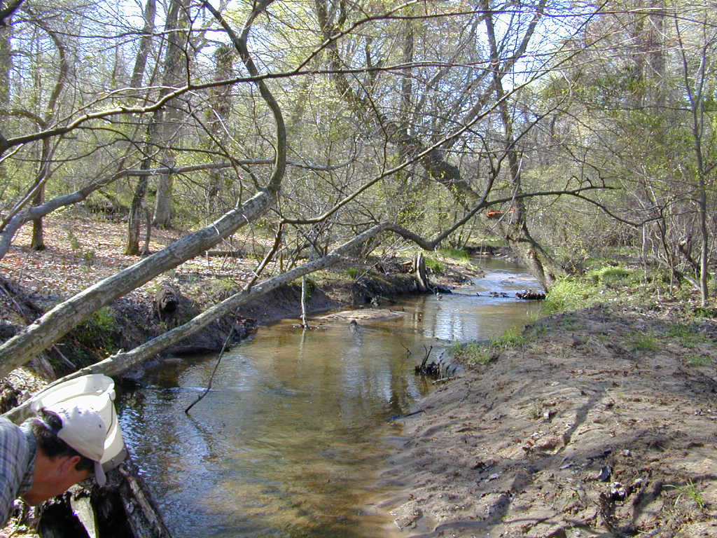 Field photo showing stream conditions at site UPCK-108-R-2000-01