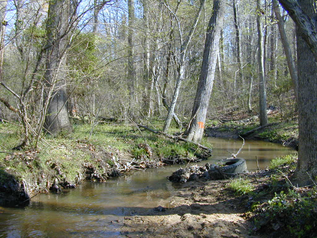 Field photo showing stream conditions at site UPCK-108-R-2000-02