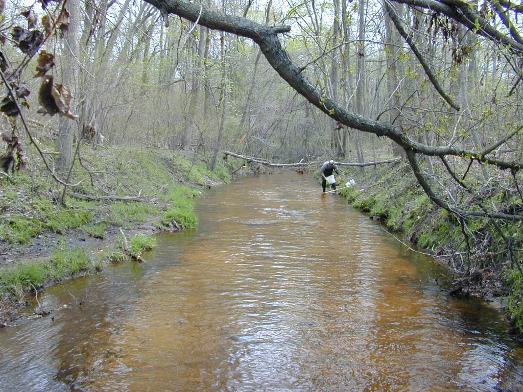 Field photo showing stream conditions at site UPCK-109-R-2000-02