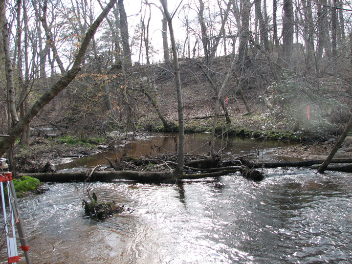 Field photo showing stream conditions at site UPCK-212-X-2007-1