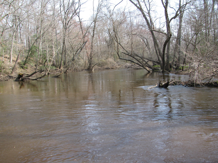 Field photo showing stream conditions at site UPCK-403-H-2010-2