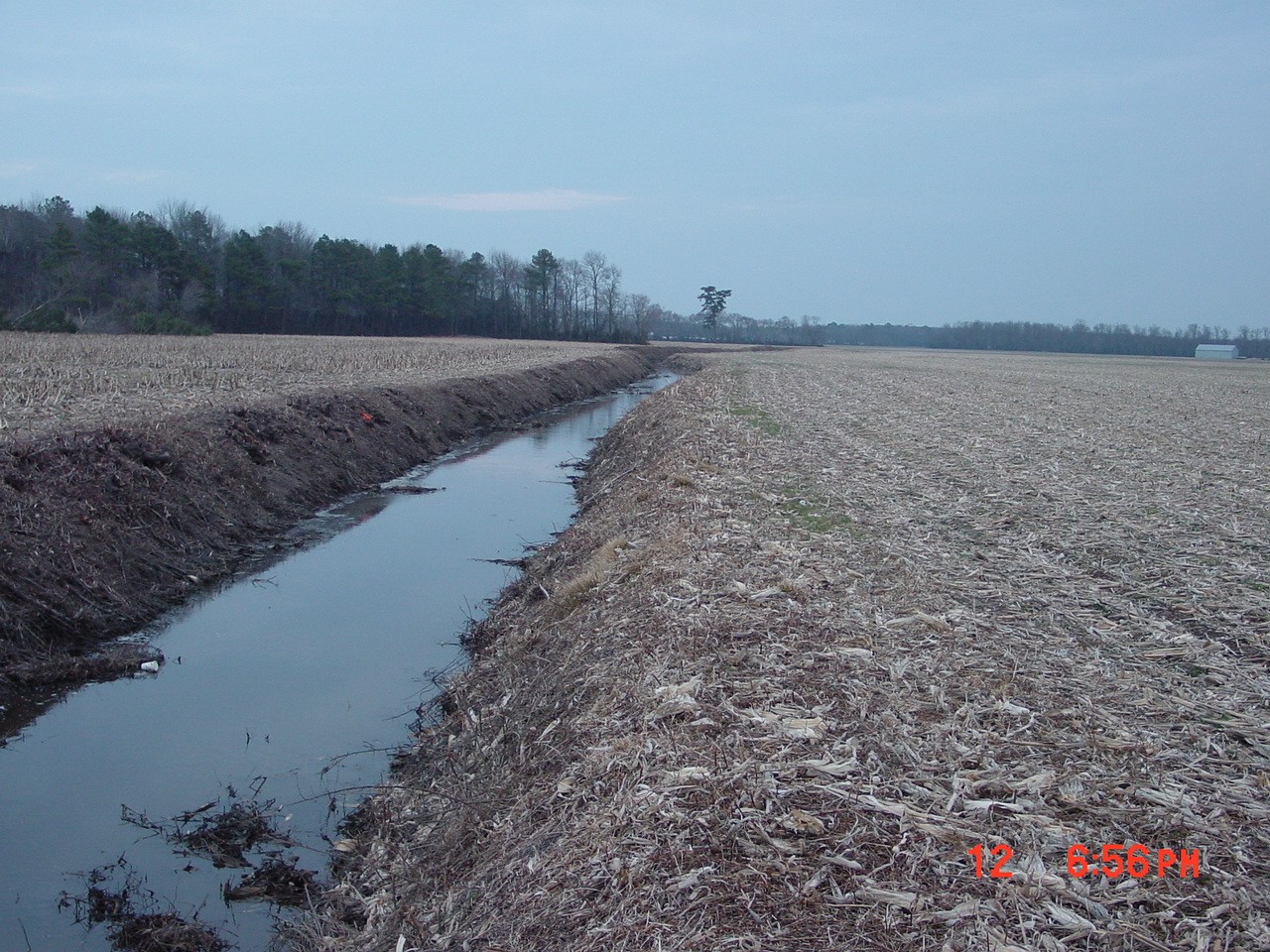 Field photo showing stream conditions at site UPPC-103-R-2001-1