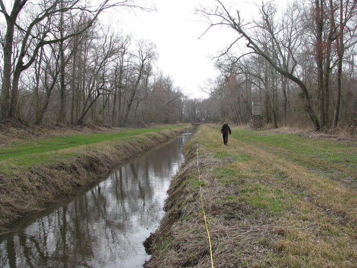 Field photo showing stream conditions at site UPPC-111-R-2009-1