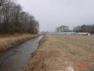 Field photo showing stream conditions at site UPPC-114-R-2001-1