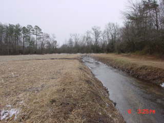 Field photo showing stream conditions at site UPPC-114-R-2001-2