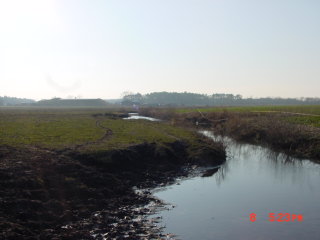 Field photo showing stream conditions at site UPPC-115-R-2001-1
