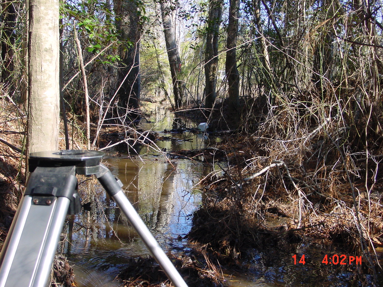 Field photo showing stream conditions at site UPPC-117-R-2001-2