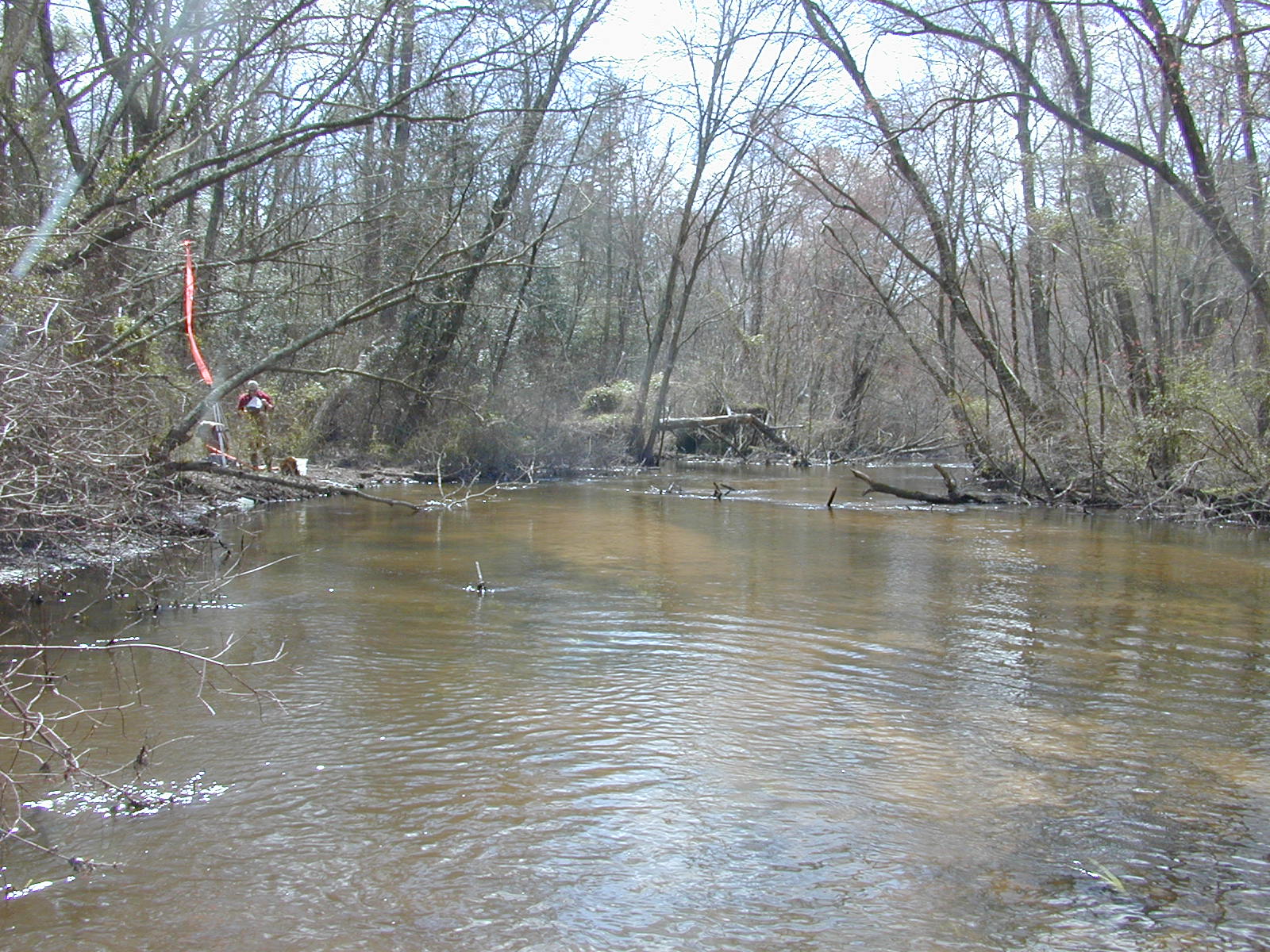 Field photo showing stream conditions at site WIRH-220-S-2004-1